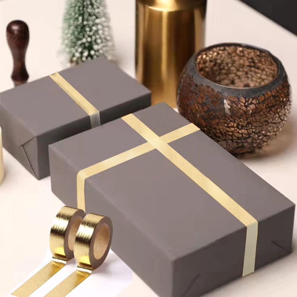 Cinta Washi Decorativa CIAJIE 15mm x 10m Oro