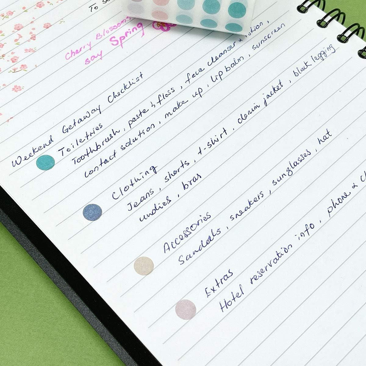 Cinta Washi de Puntos Coloridos allydrew - Set de 2 Rollos 3M