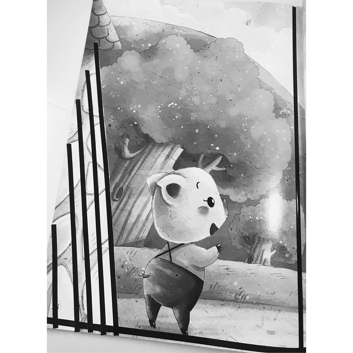 Cinta Gráfica GoProver 3mm x 33m - Set de 6 Rollos Negros