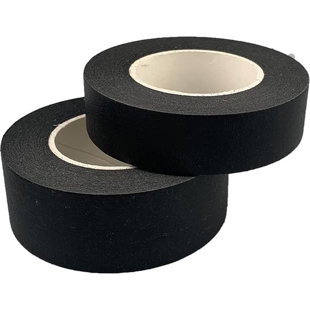 Cinta de Enmascarar Negra Baijixin 4 Rollos 20 Metros 4 Tamaños