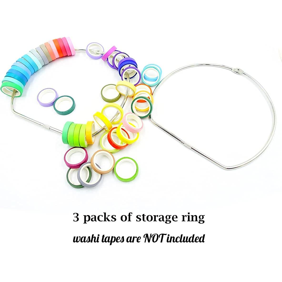 Organizador de Cinta Washi Vowcarol 3 Pack 20.32 cm