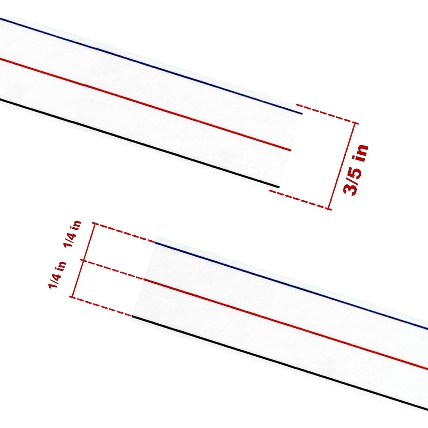 Cinta de Costura Diagonal TSSART 2 Paquetes 9.14m Washi