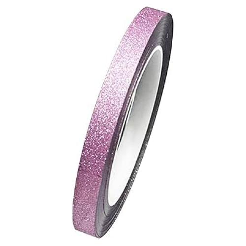 Cinta Washi Brillante Autoadhesiva 10mm x 50m Fxionicon Púrpura