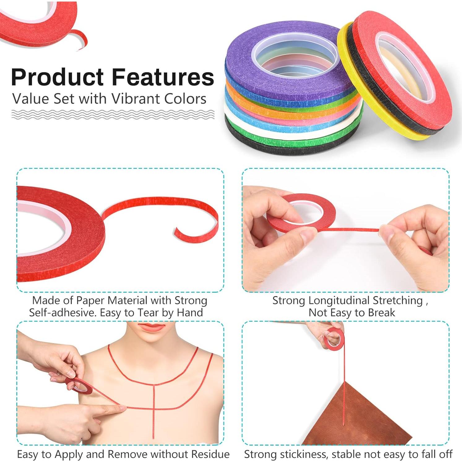 Cinta de Pizarra Blanca Selizo 20 Rollos 3mm Adhesiva