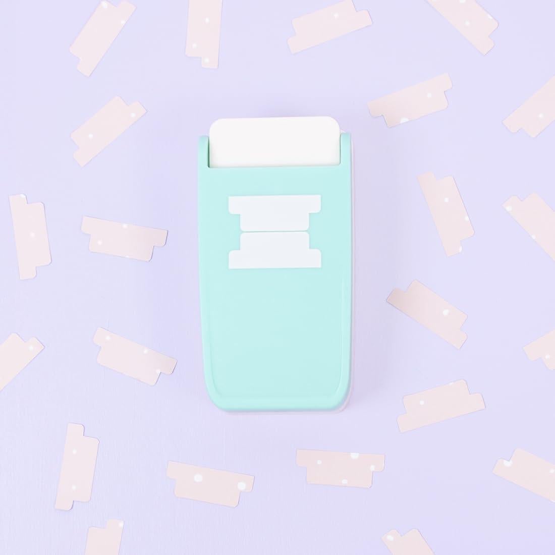 Troquel Craftelier Pestaña Personalizada 4 x 1.5 cm Turquesa