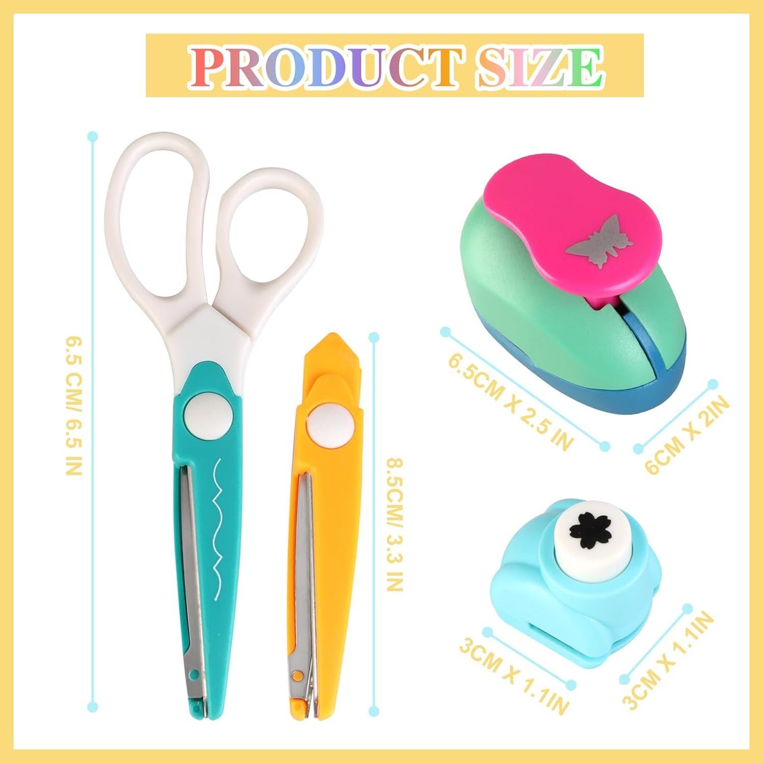 Juego de Manualidades Puncher DIY AMIITRY - 8 Piezas para Niños