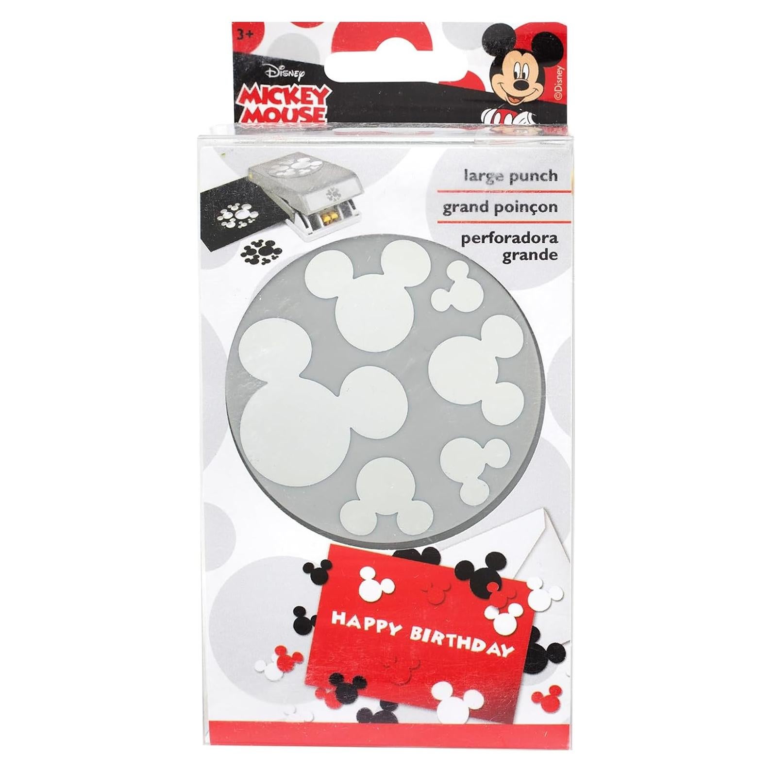 Punzón de Confeti Mickey Ears EK Tools - Gris - Manual