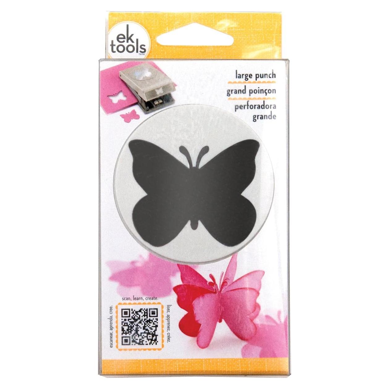 Troqueladora Manual Mariposa EK Success Grande 4.4 cm Gris