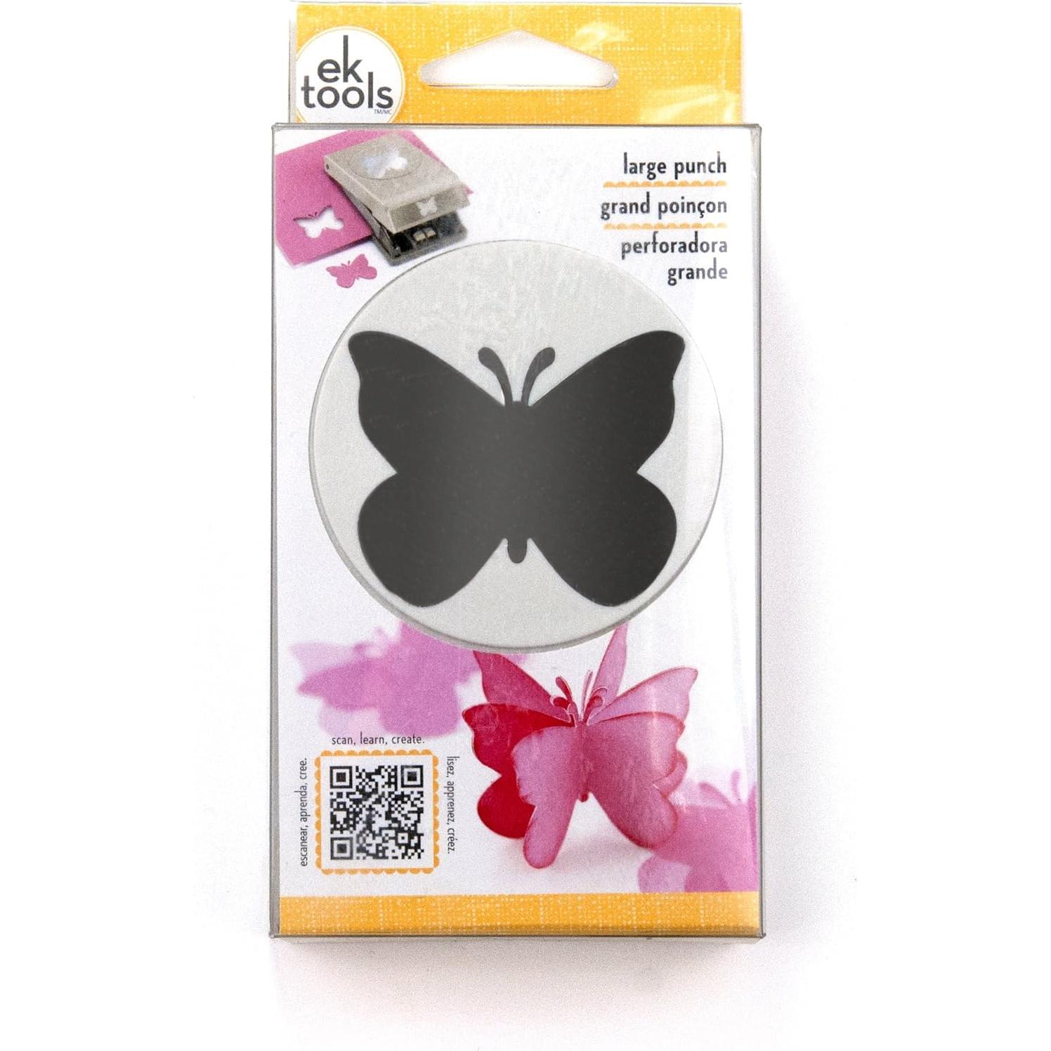 Troqueladora Manual Mariposa EK Success Grande 4.4 cm Gris