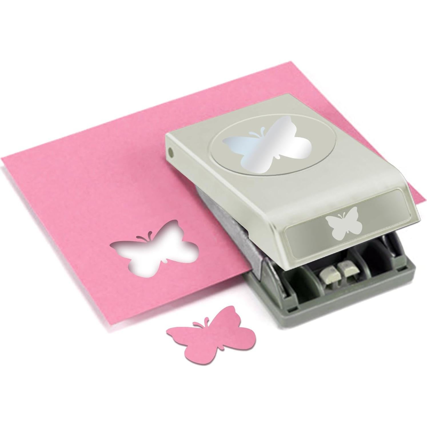 Troqueladora Manual Mariposa EK Success Grande 4.4 cm Gris