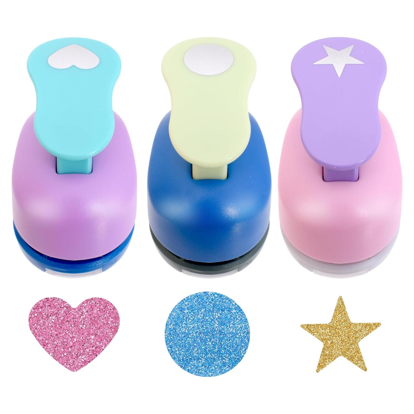 Juego de 3 Perforadoras de Papel Dropower 1.6 cm para Manualidades