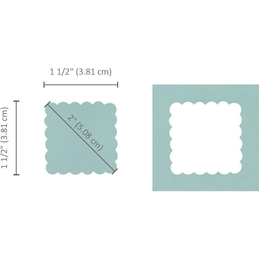 Troquel de Papel Bira Craft 3.81x3.81 cm Cuadrado