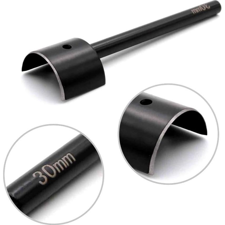 Juego de 6 Punzones Semicirculares Aulufft para Cuero