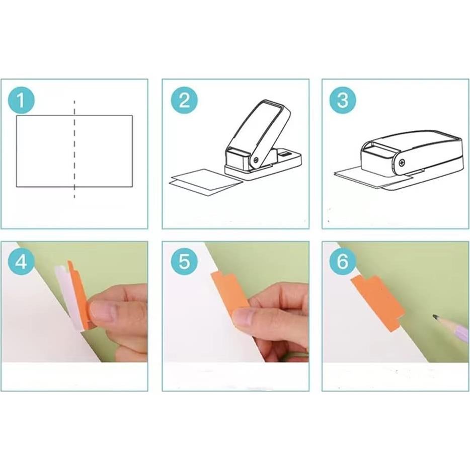 Punch de Pestaña 3.8 cm WSYHOMIE para Manualidades