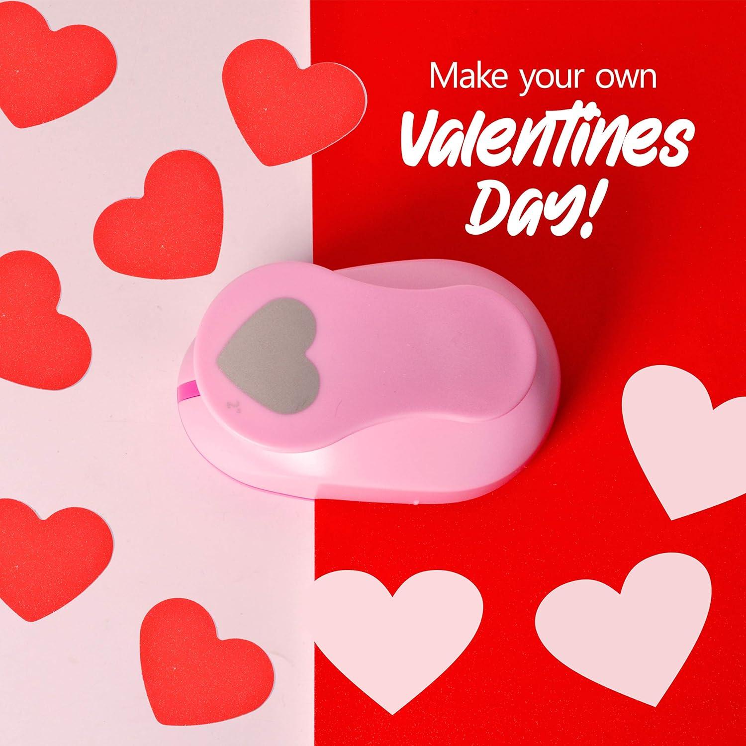 Perforadora de Manualidades BearBoss Corazón Rosa 5 Tamaños