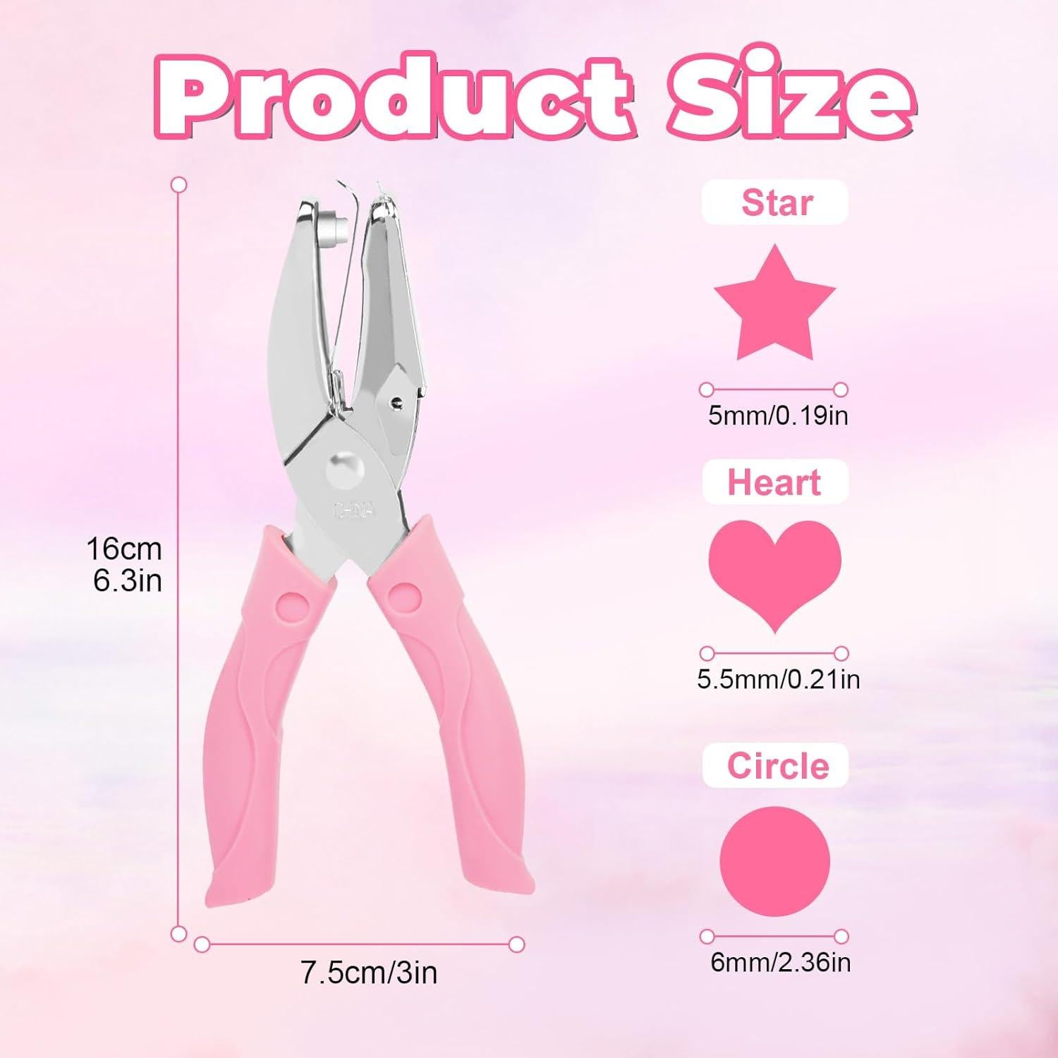 Juego de Perforadoras UCEC 3 Piezas para Manualidades DIY