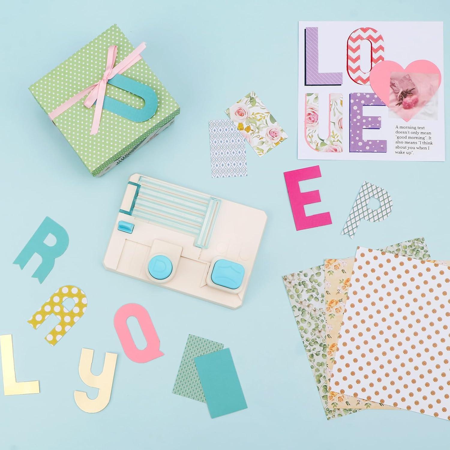 Mini Tablero de Troquel de Alfabeto BAOFALI 15.2x10.8cm DIY