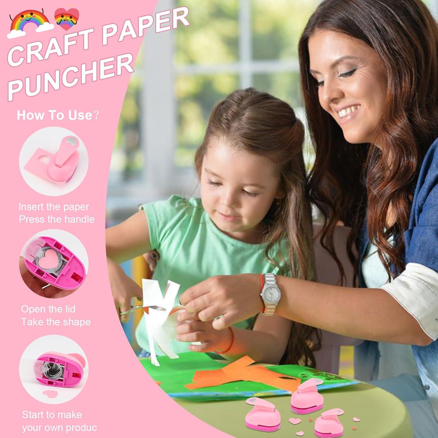 Juego de Perforadoras de Papel Rongon Corazón 3 Piezas