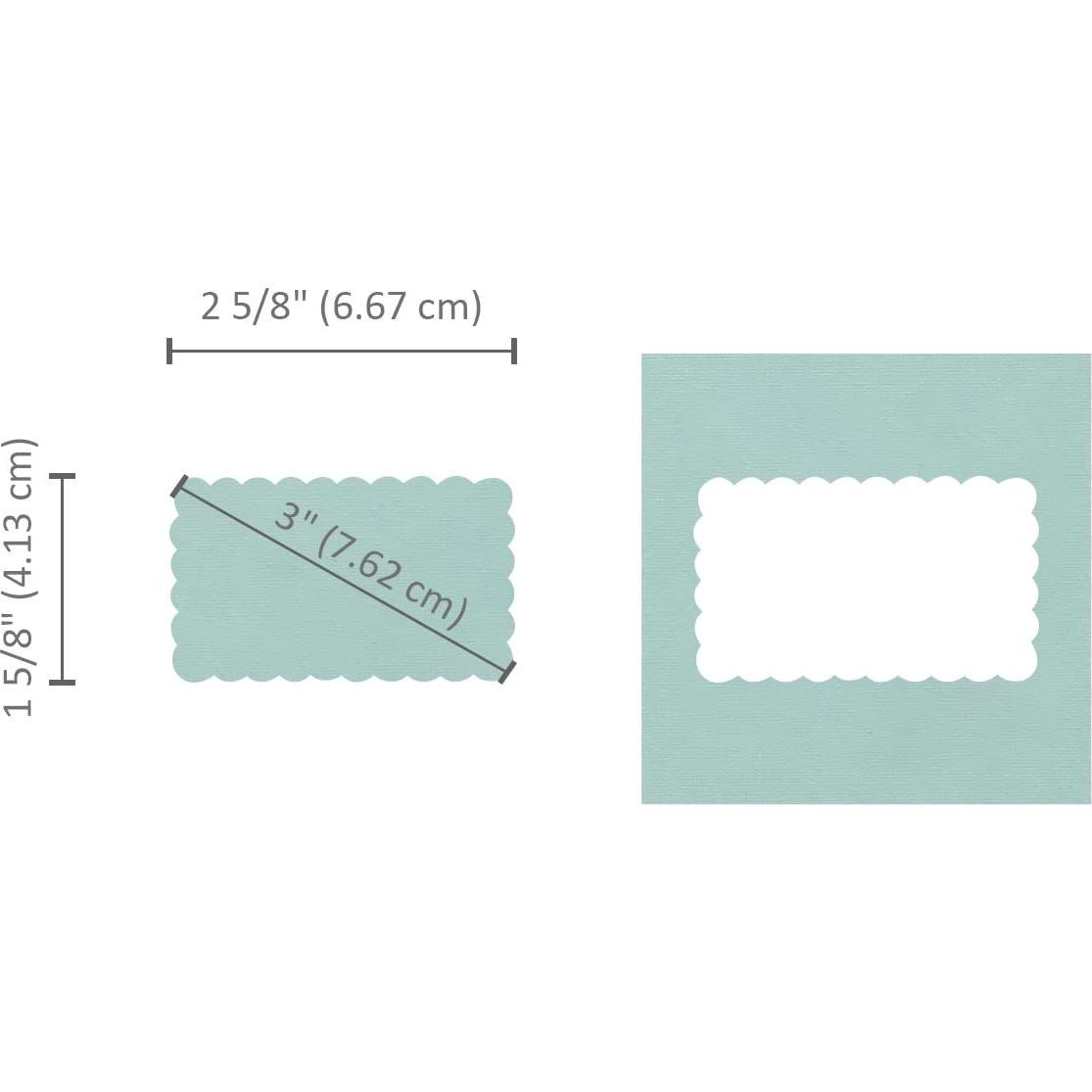 Troquel Rectangular Bira Craft HCP-130-012 6.67 x 4.13 cm