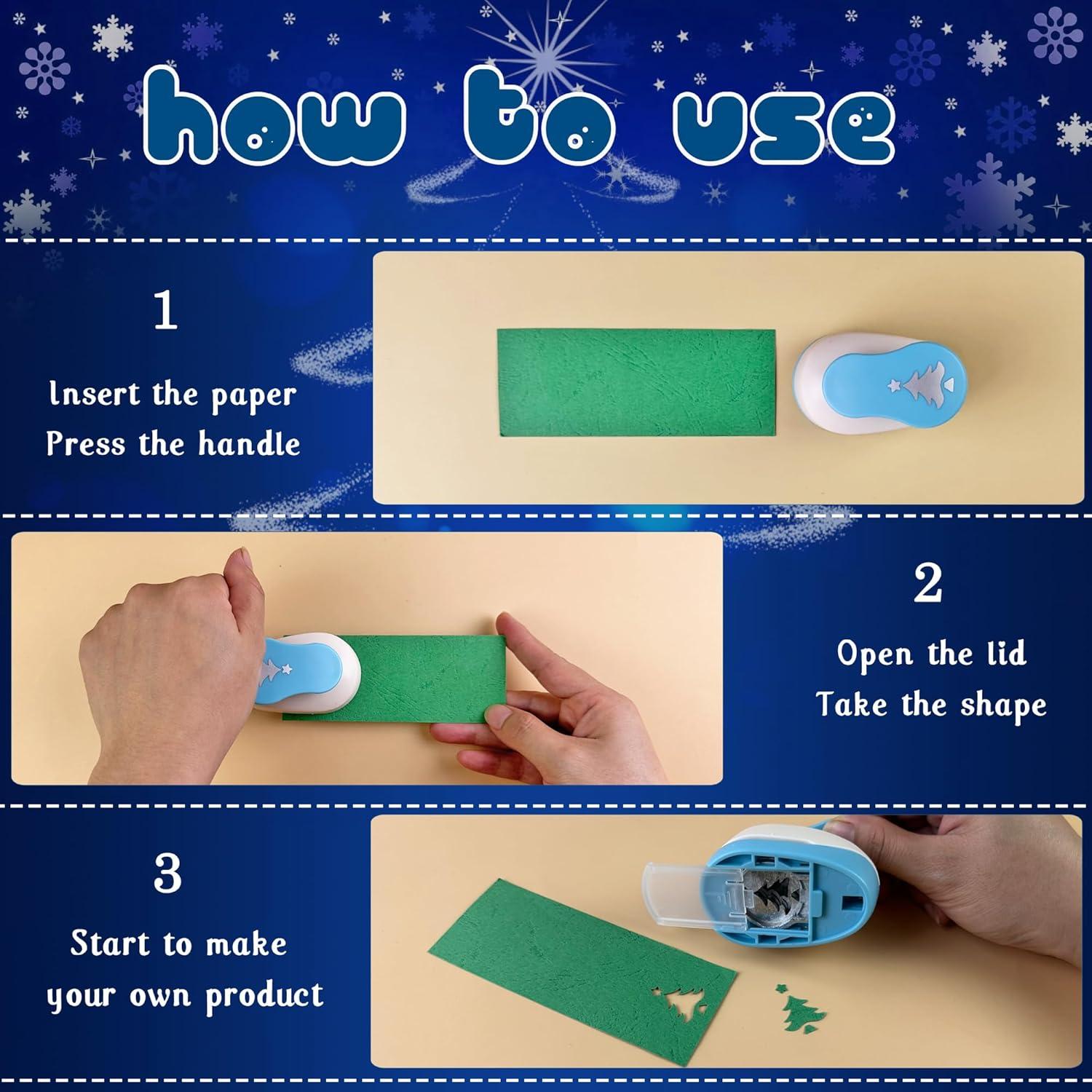 Perforadora de Árbol de Navidad ECOHU 2.54 cm para Manualidades