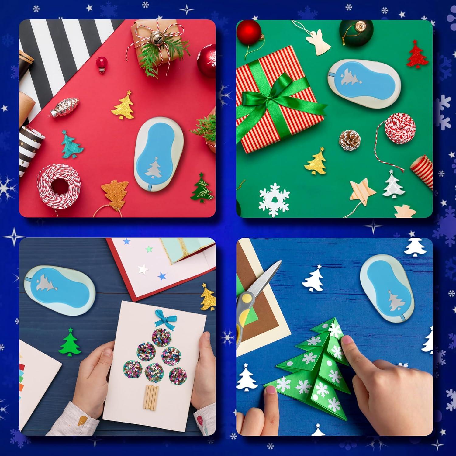 Perforadora de Árbol de Navidad ECOHU 2.54 cm para Manualidades