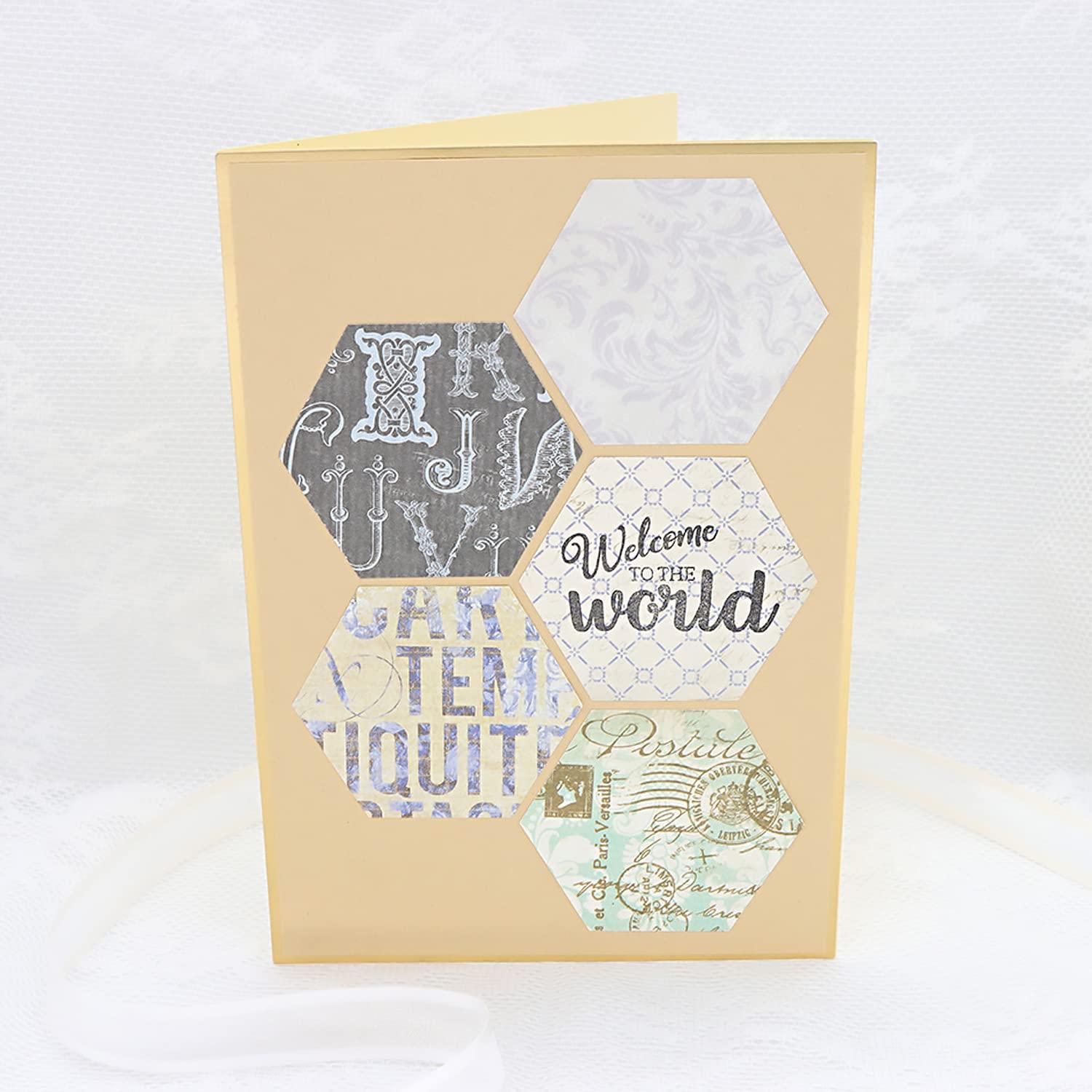 Perforadora de papel Bira Craft hexagonal 5.08 cm manualidades