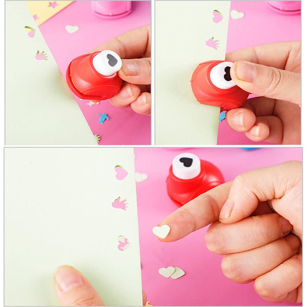 Set de Troqueladoras y Tijeras Creativas Qtopun 18 Pcs