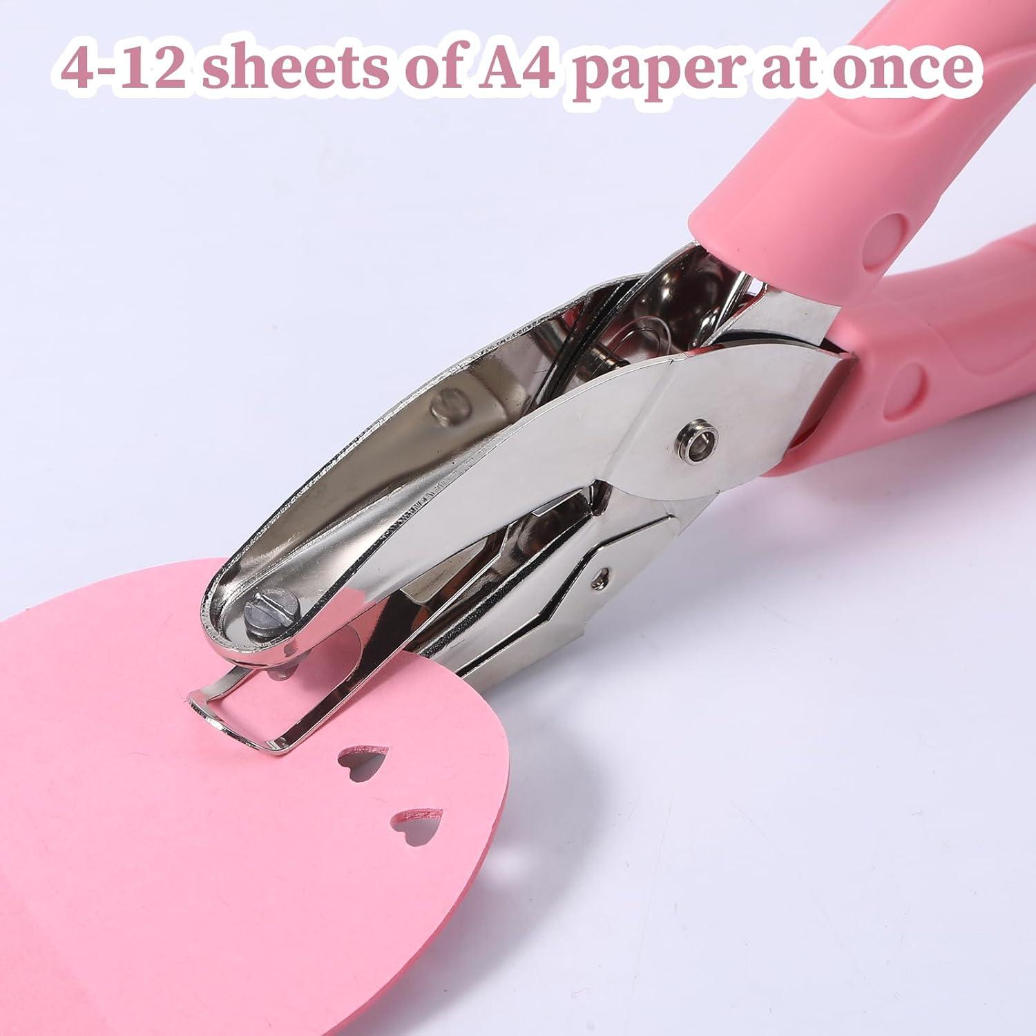 Paquete de 2 perforadoras manuales de metal - Corazón y Estrella