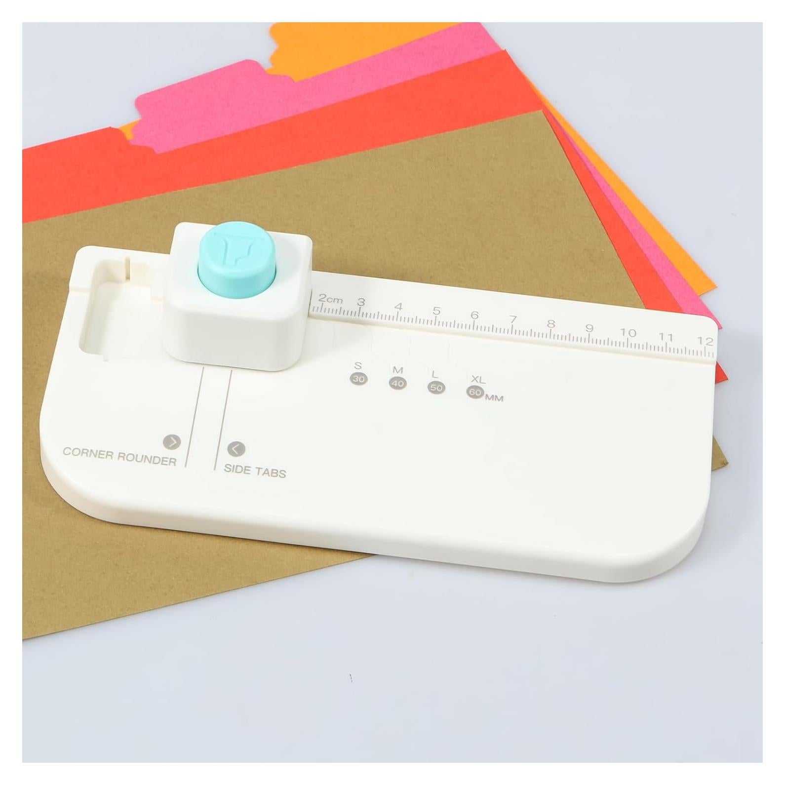 Perforador de Etiquetas LYIYEYAN 4 Tamaños 30-60mm Blanco