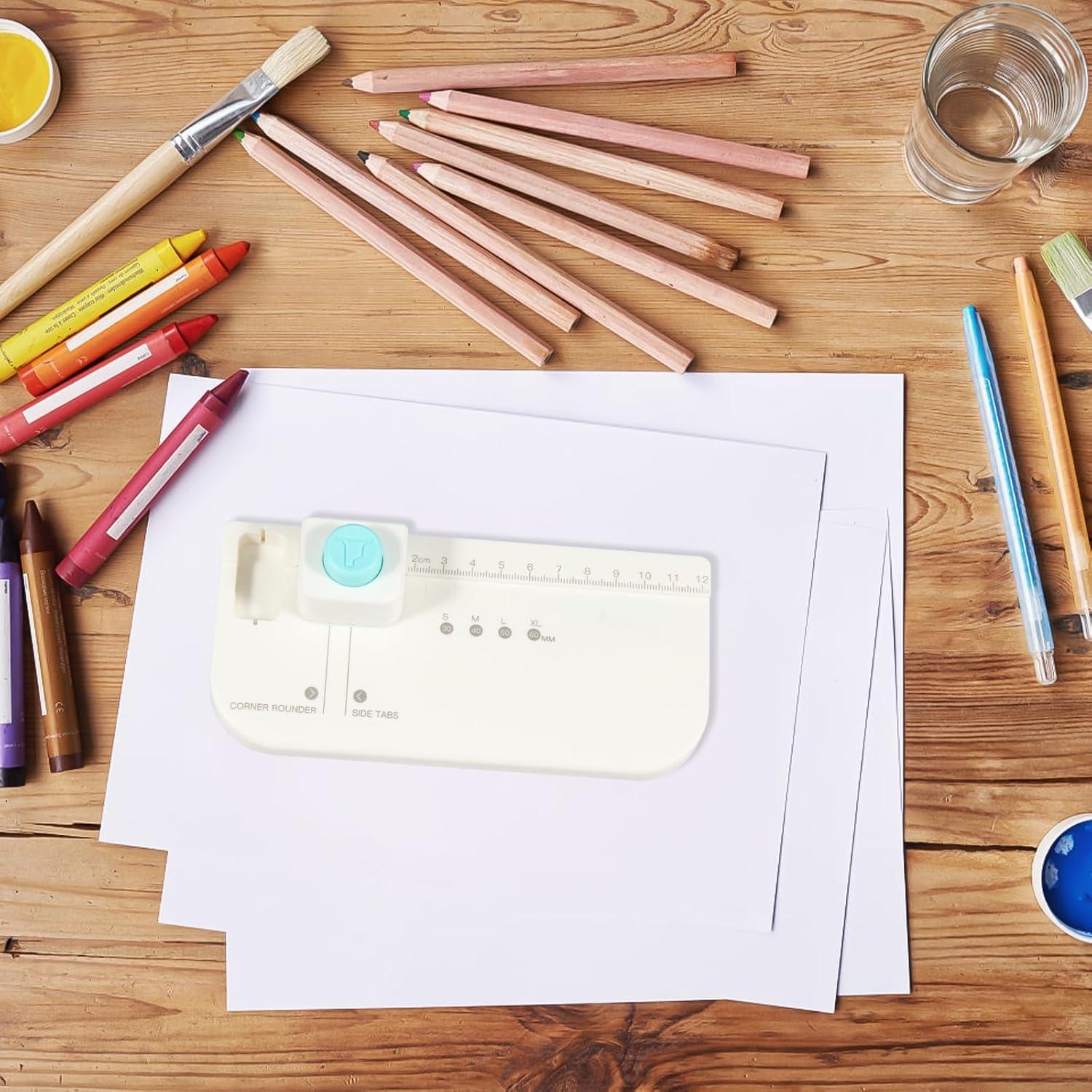 Perforador de Etiquetas LYIYEYAN 4 Tamaños 30-60mm Blanco