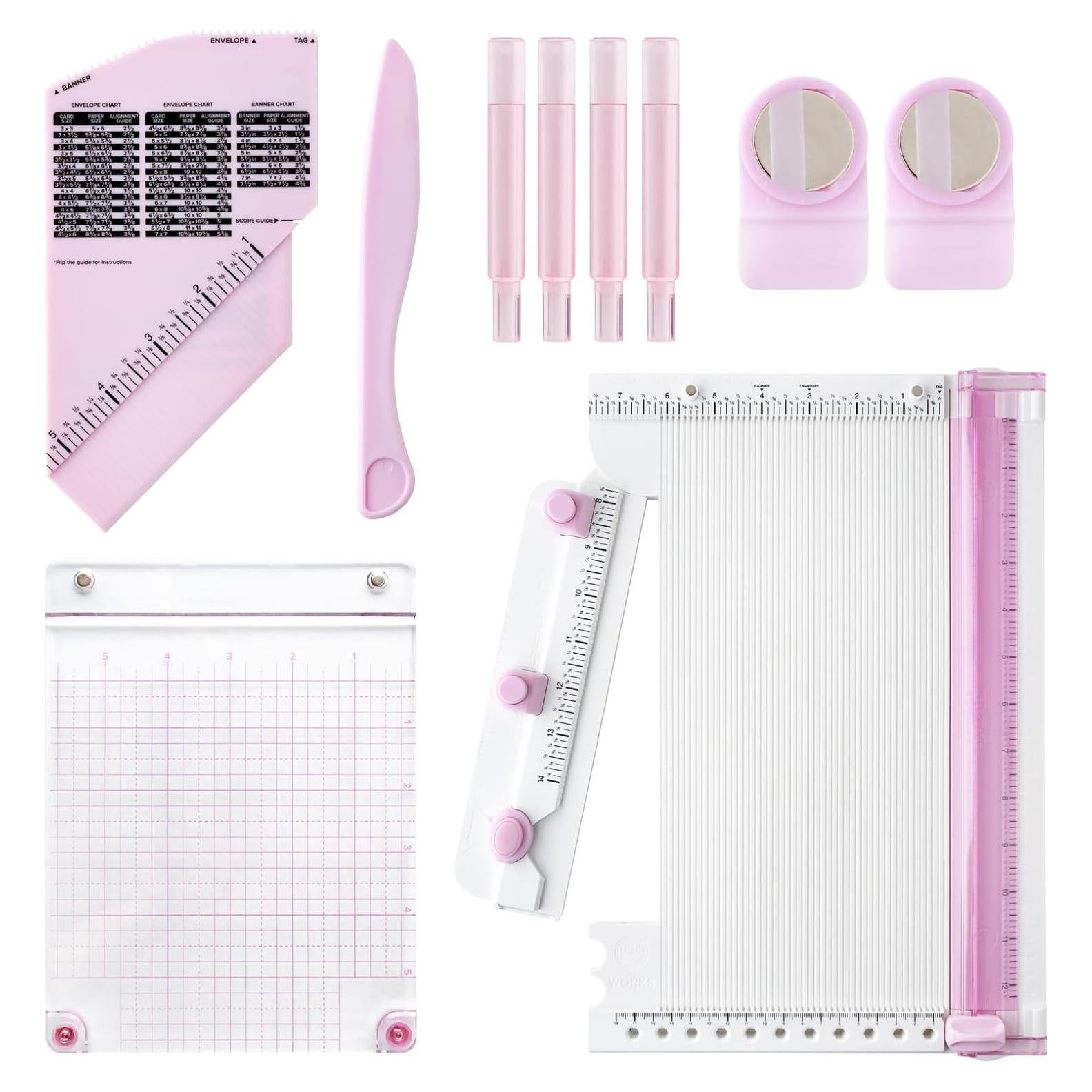 Herramienta Todo-en-Uno We R Memory Keepers Lila 12 Piezas