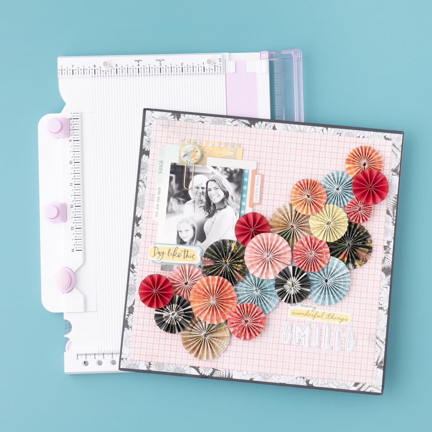 Herramienta Todo-en-Uno We R Memory Keepers Lila 12 Piezas