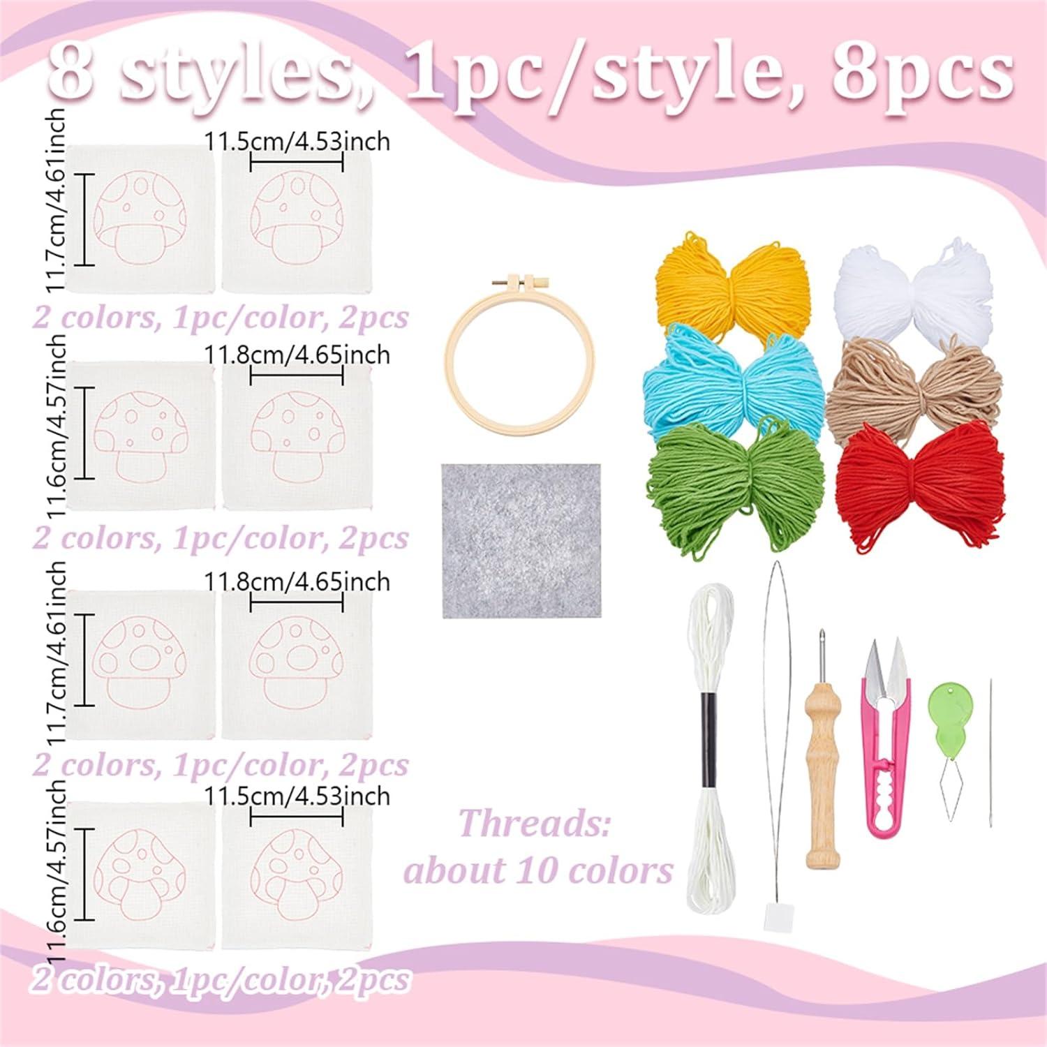 Kit de Aguja de Golpe GLASSWINDS 8 Piezas para Principiantes