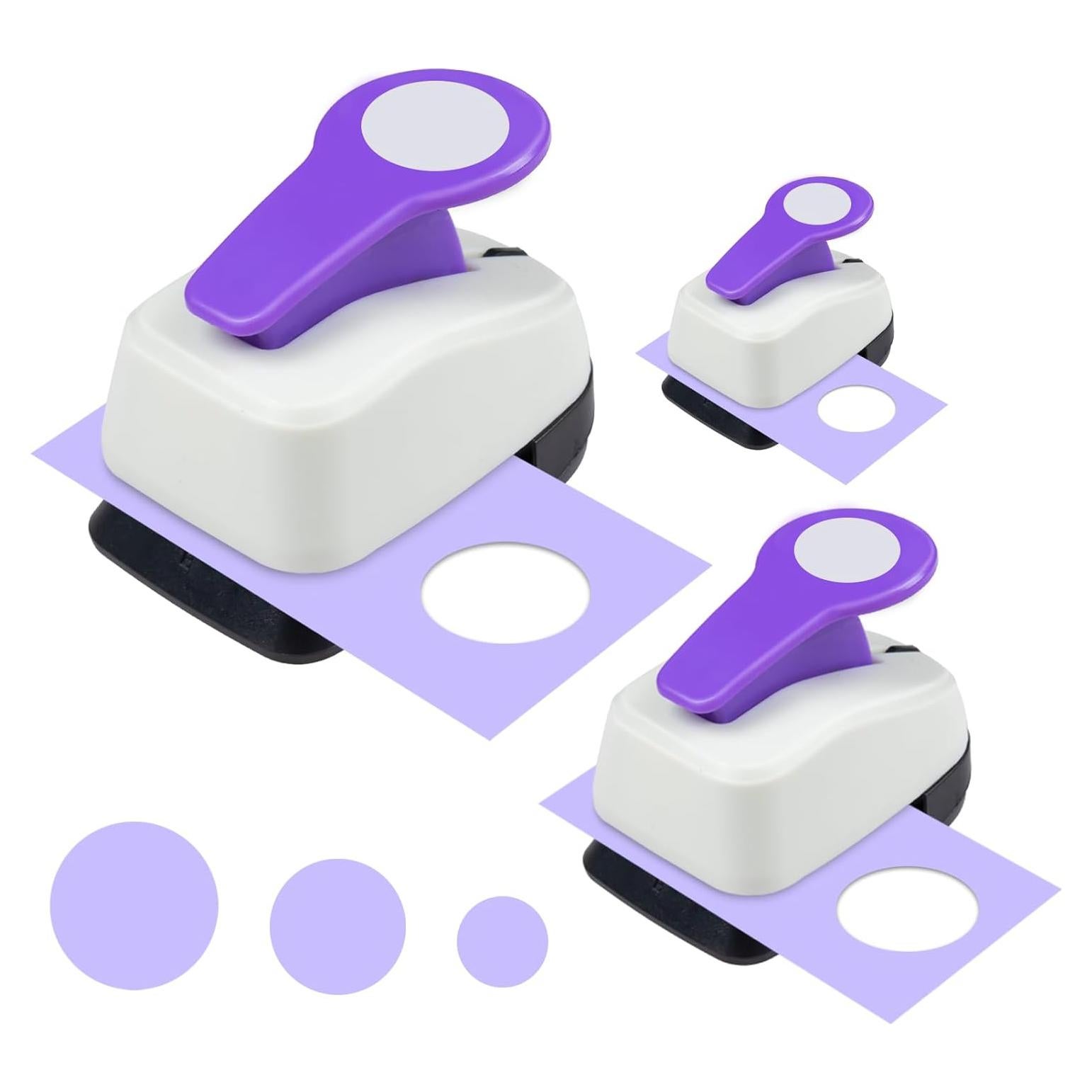 Perforadora de Círculo DDXY, 3 Piezas para Scrapbooking
