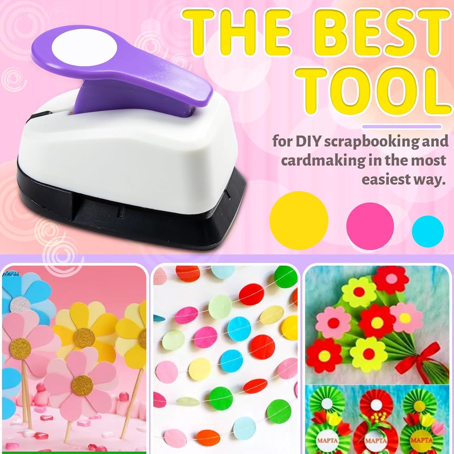 Perforadora de Círculo DDXY, 3 Piezas para Scrapbooking
