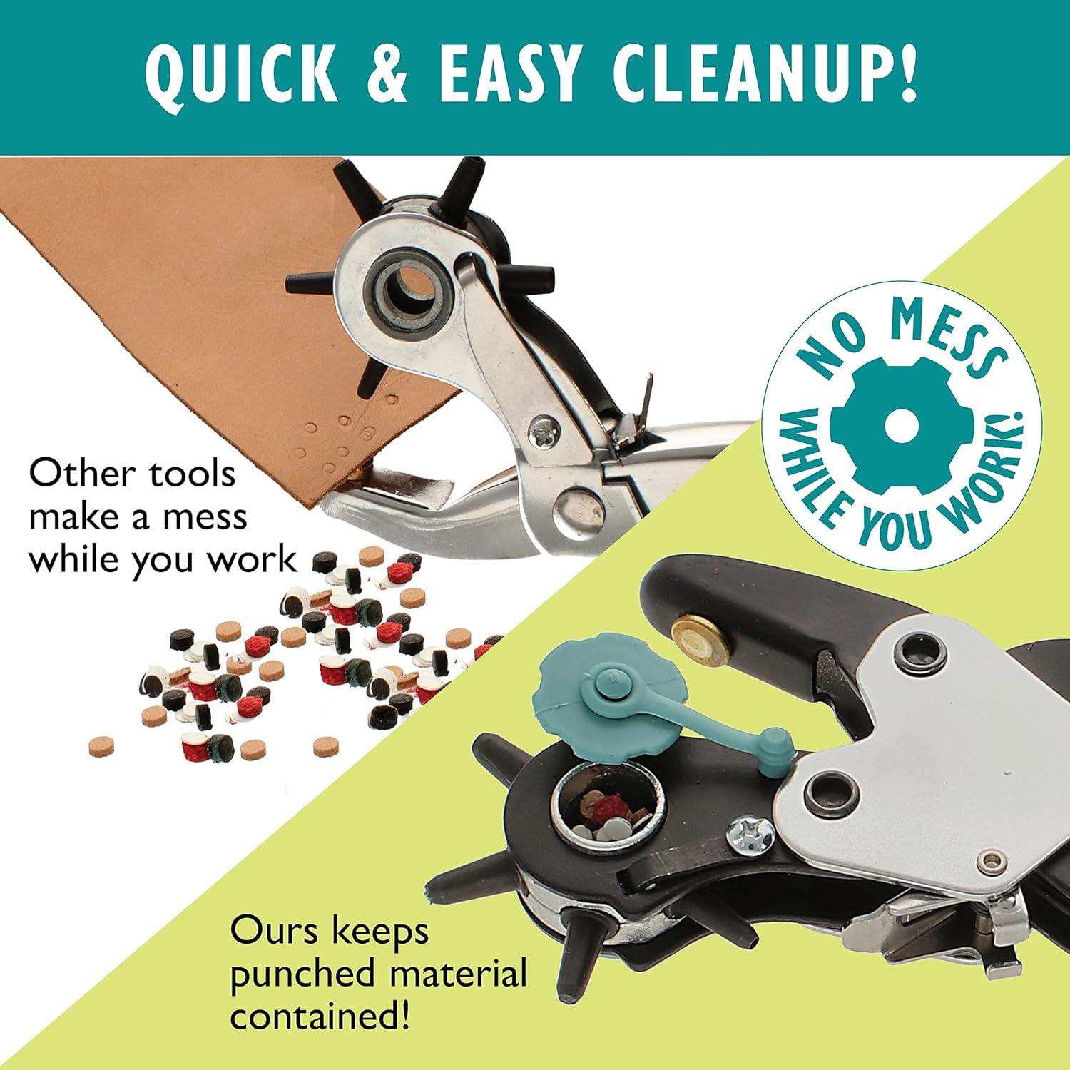 Perforador de Agujeros de Cuero The Beadsmith 6 Tamaños 22.86 cm