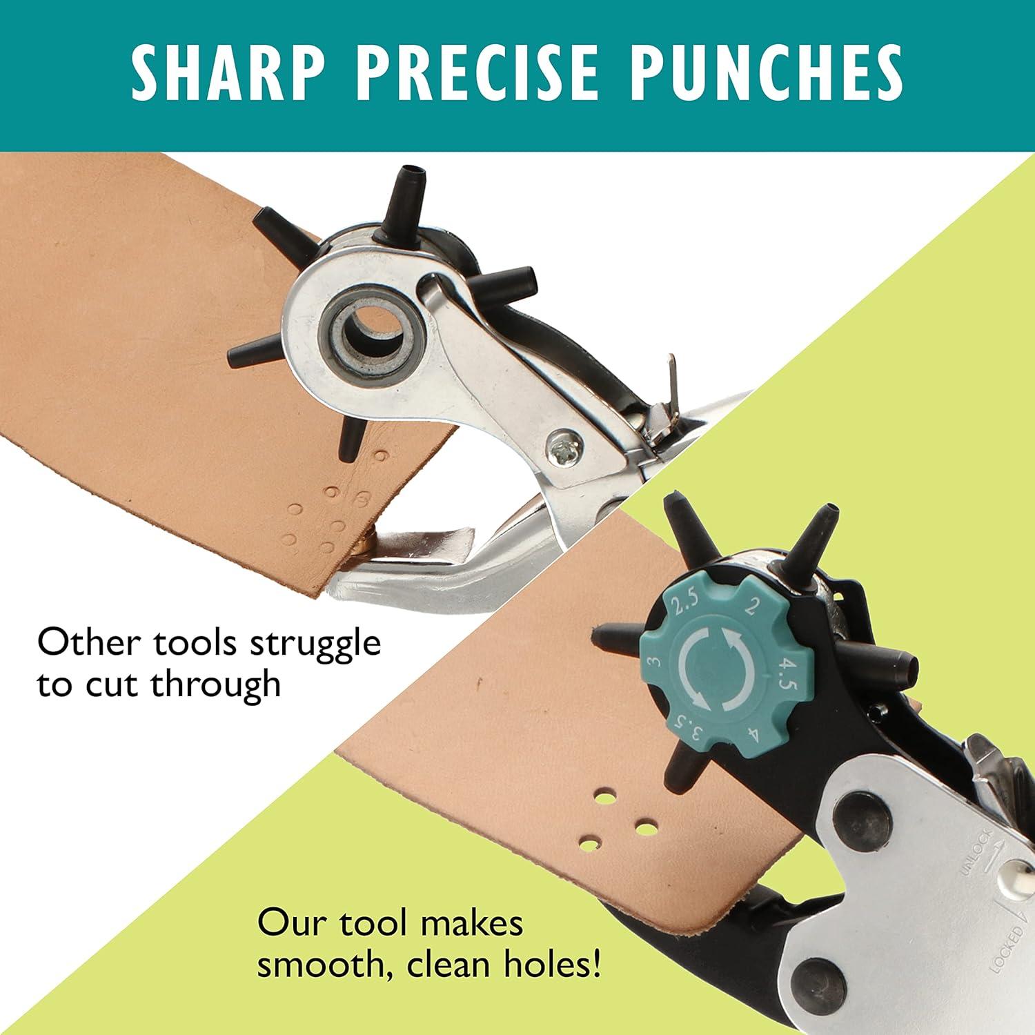 Perforador de Agujeros de Cuero The Beadsmith 6 Tamaños 22.86 cm