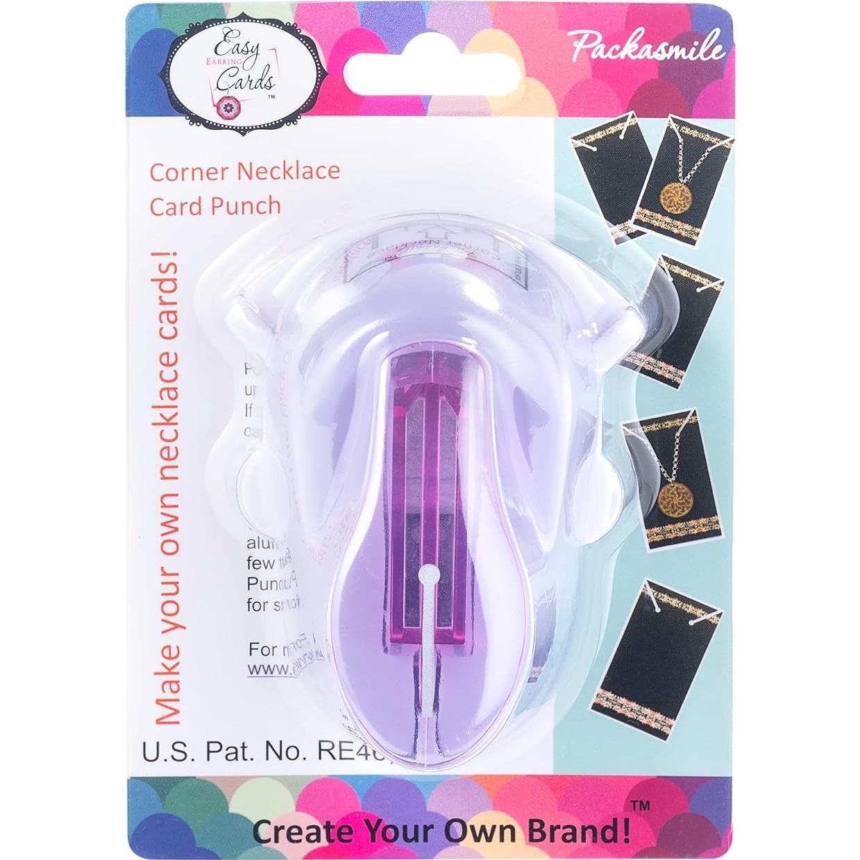 Esquina Collar Tarjeta Perforadora Pack a Smile 12.7x6.35 cm