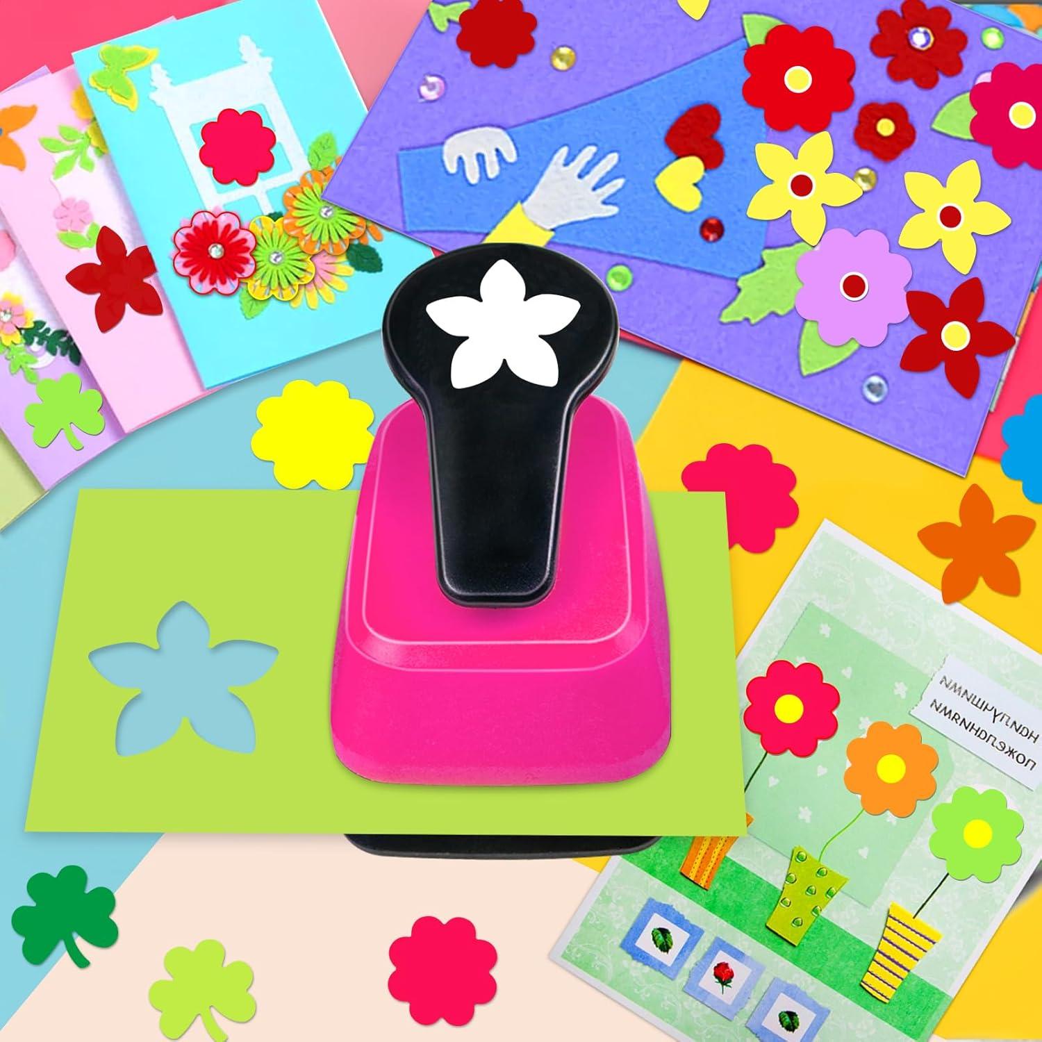 Juego de Perforadoras de Flores HKKYO 3 Piezas 2.54 cm