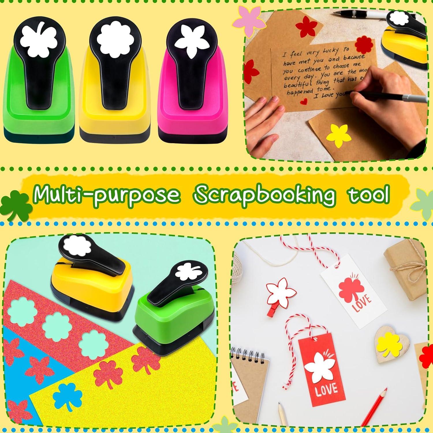 Juego de Perforadoras de Flores HKKYO 3 Piezas 2.54 cm