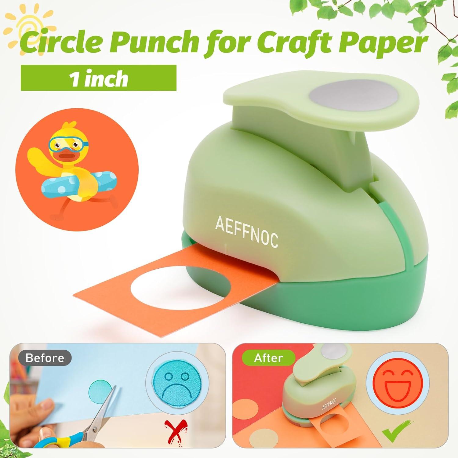 Perforadora de Círculos 1 Pulgada AEFFNOC - Manualidades DIY