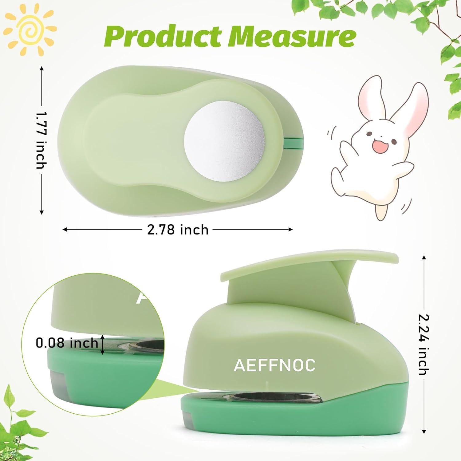 Perforadora de Círculos 1 Pulgada AEFFNOC - Manualidades DIY