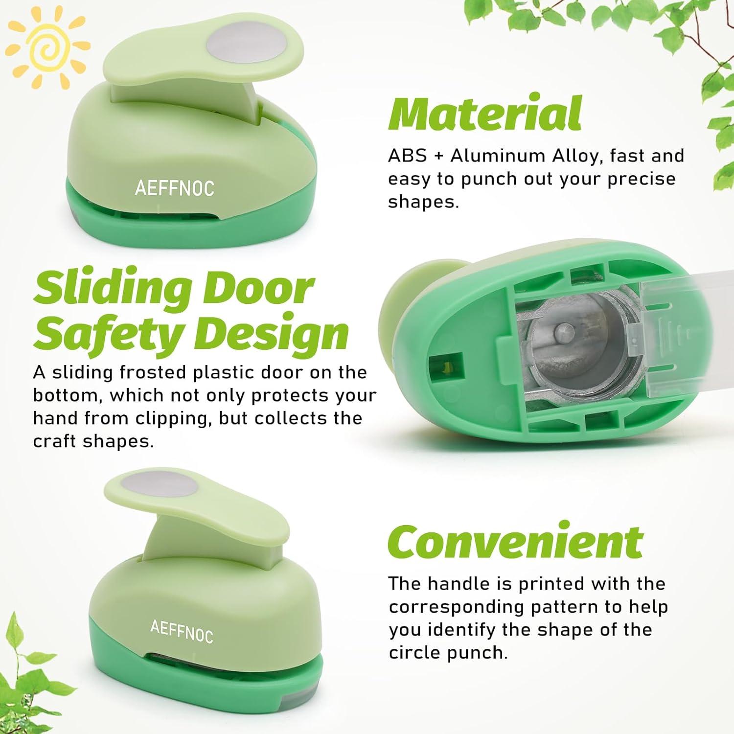 Perforadora de Círculos 1 Pulgada AEFFNOC - Manualidades DIY