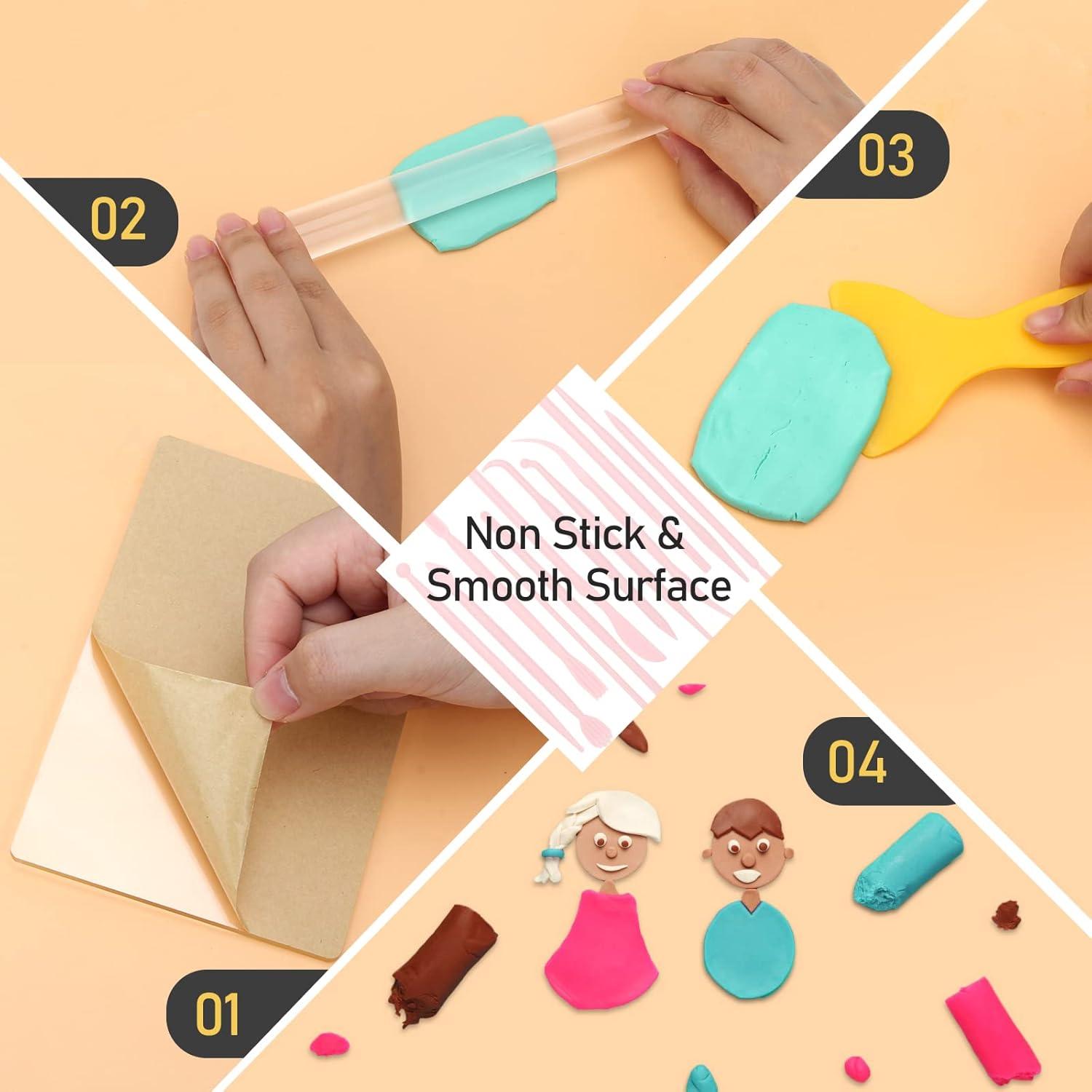 28 Piezas Herramientas de Arcilla Polimérica Pletpet - Rodillo, Cortadores y Esculpido