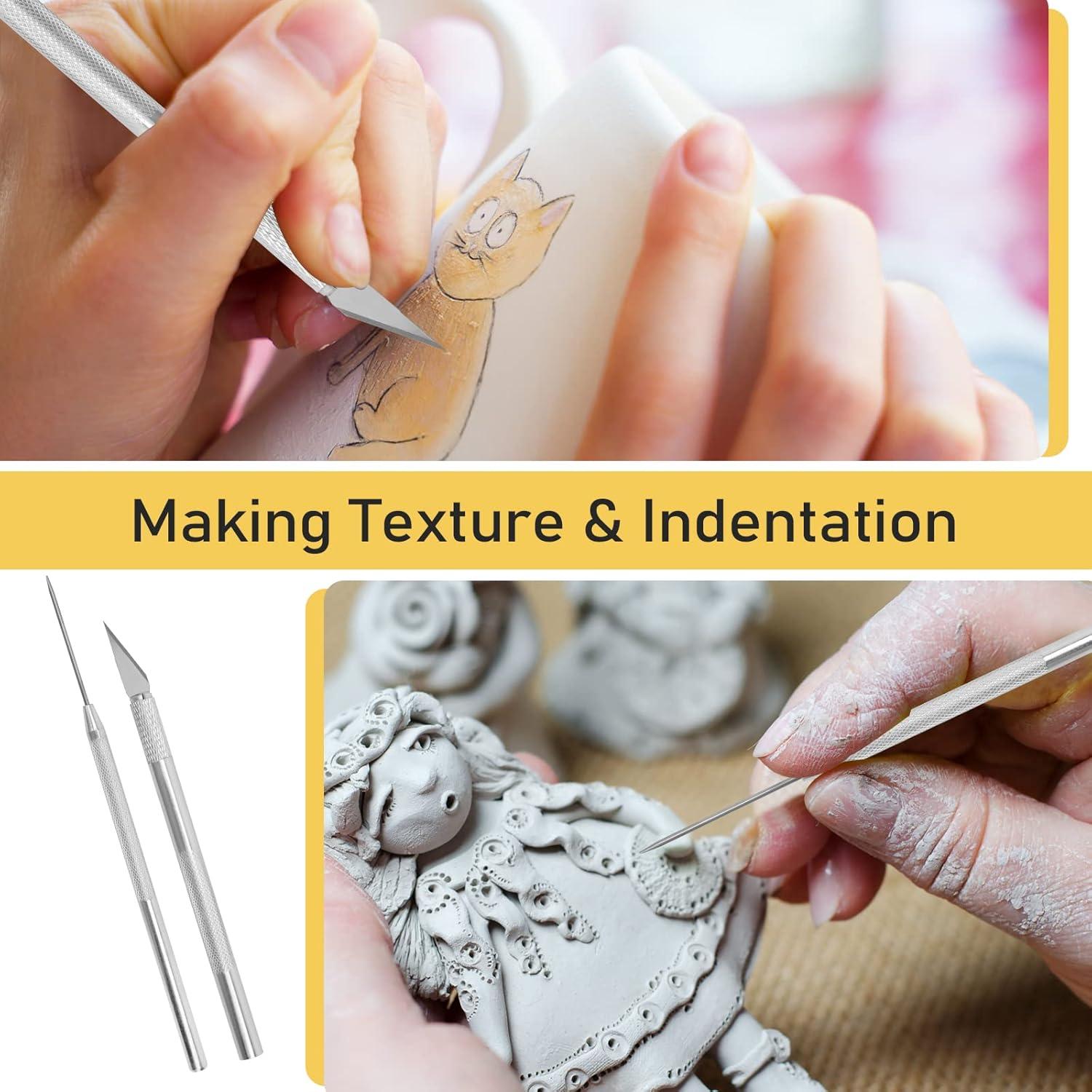 28 Piezas Herramientas de Arcilla Polimérica Pletpet - Rodillo, Cortadores y Esculpido