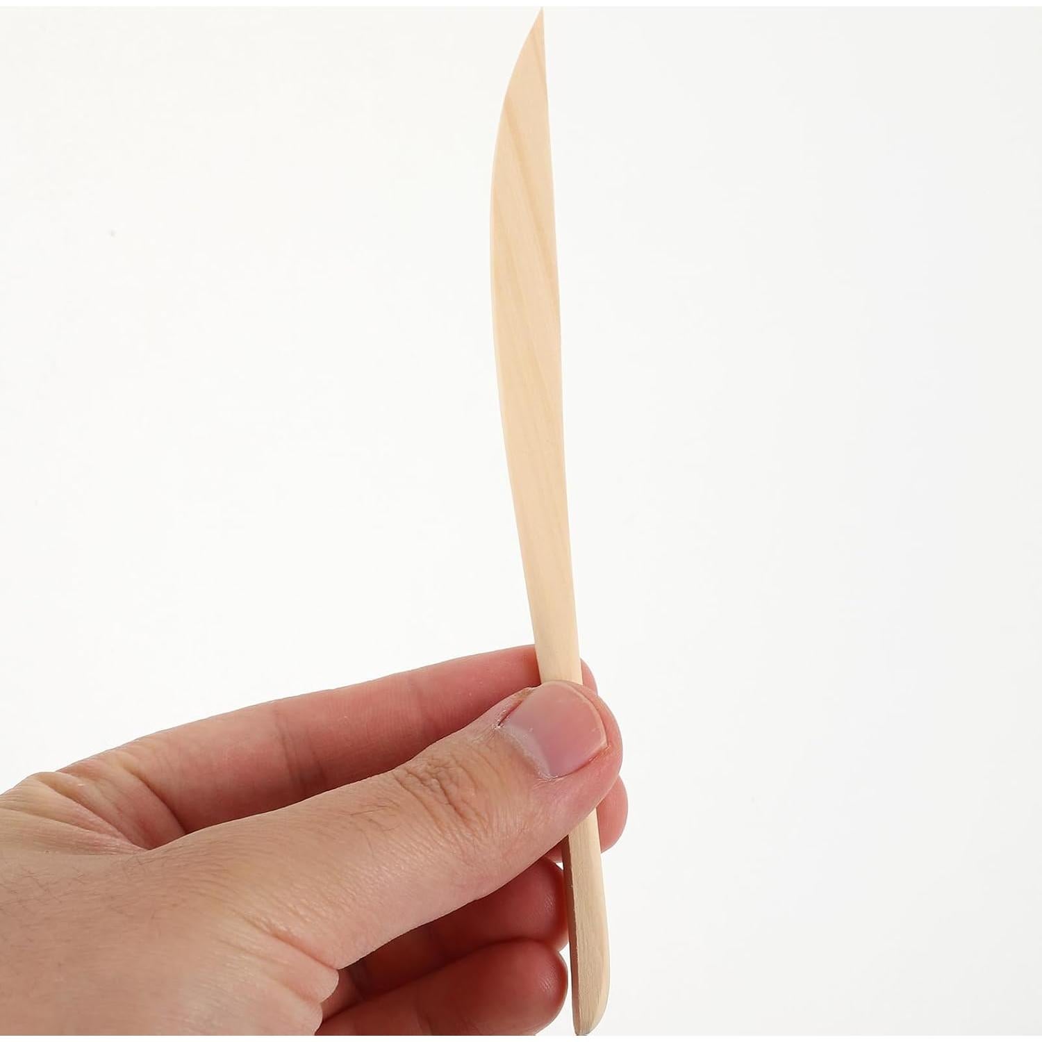 Kit de Escultura de Arcilla TEHAUX 30 Piezas Madera Doble Cara