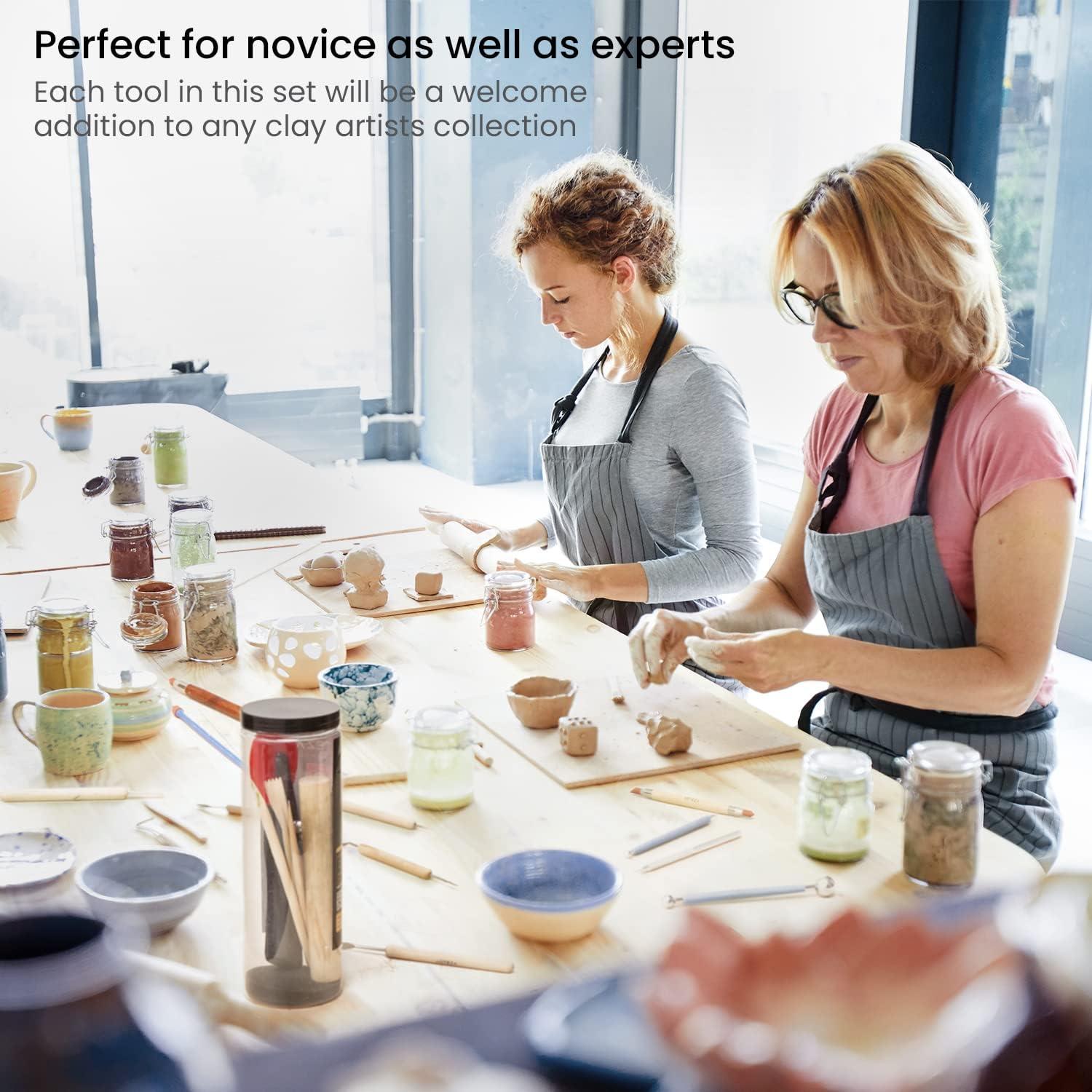 Set de Escultura de 22 Piezas ARTEZA para Cerámica y Arcilla