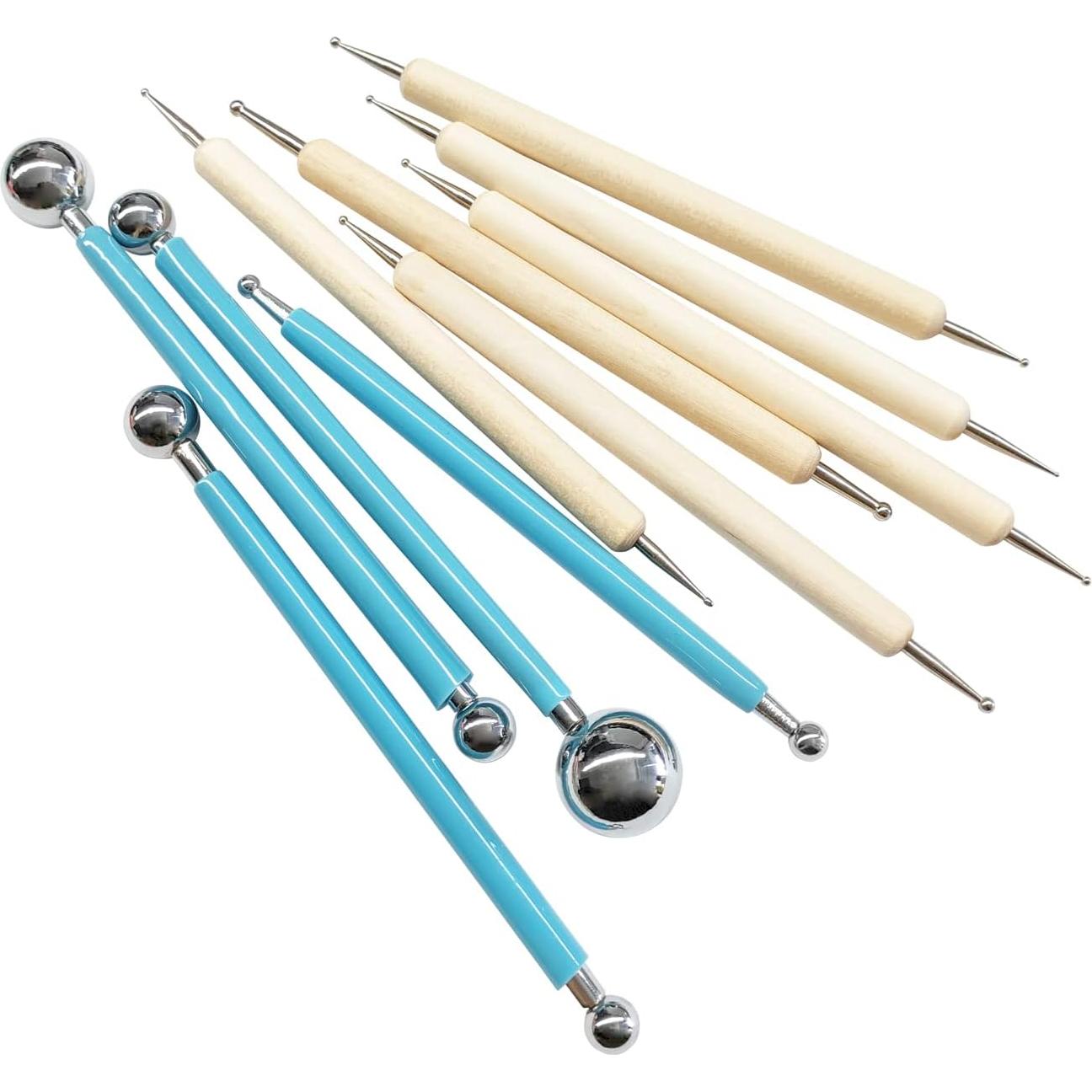 Juego de 10 Herramientas de Punteado HSYMQ para Arte Mandala