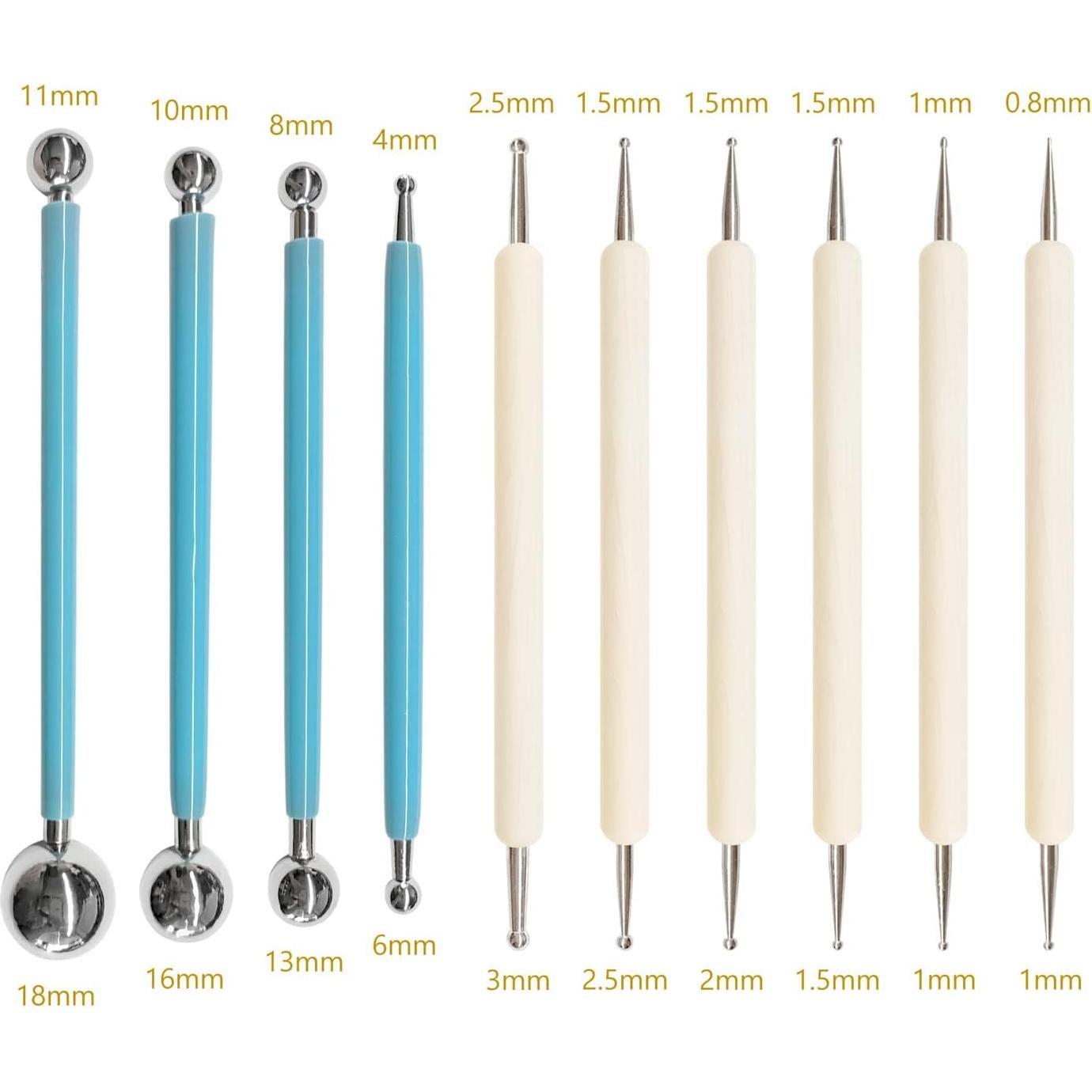 Juego de 10 Herramientas de Punteado HSYMQ para Arte Mandala