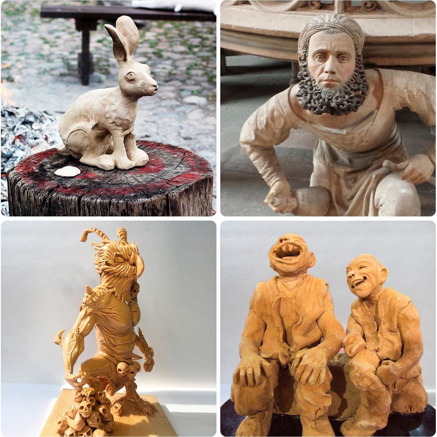 10 Piezas Herramientas de Esculpido de Arcilla Awpeye